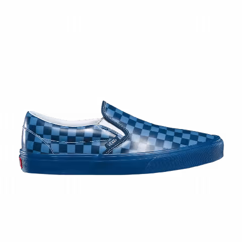 Vans Classic Slip-On 'Translucent Rubber - Reflecting Pond Checkerboard'