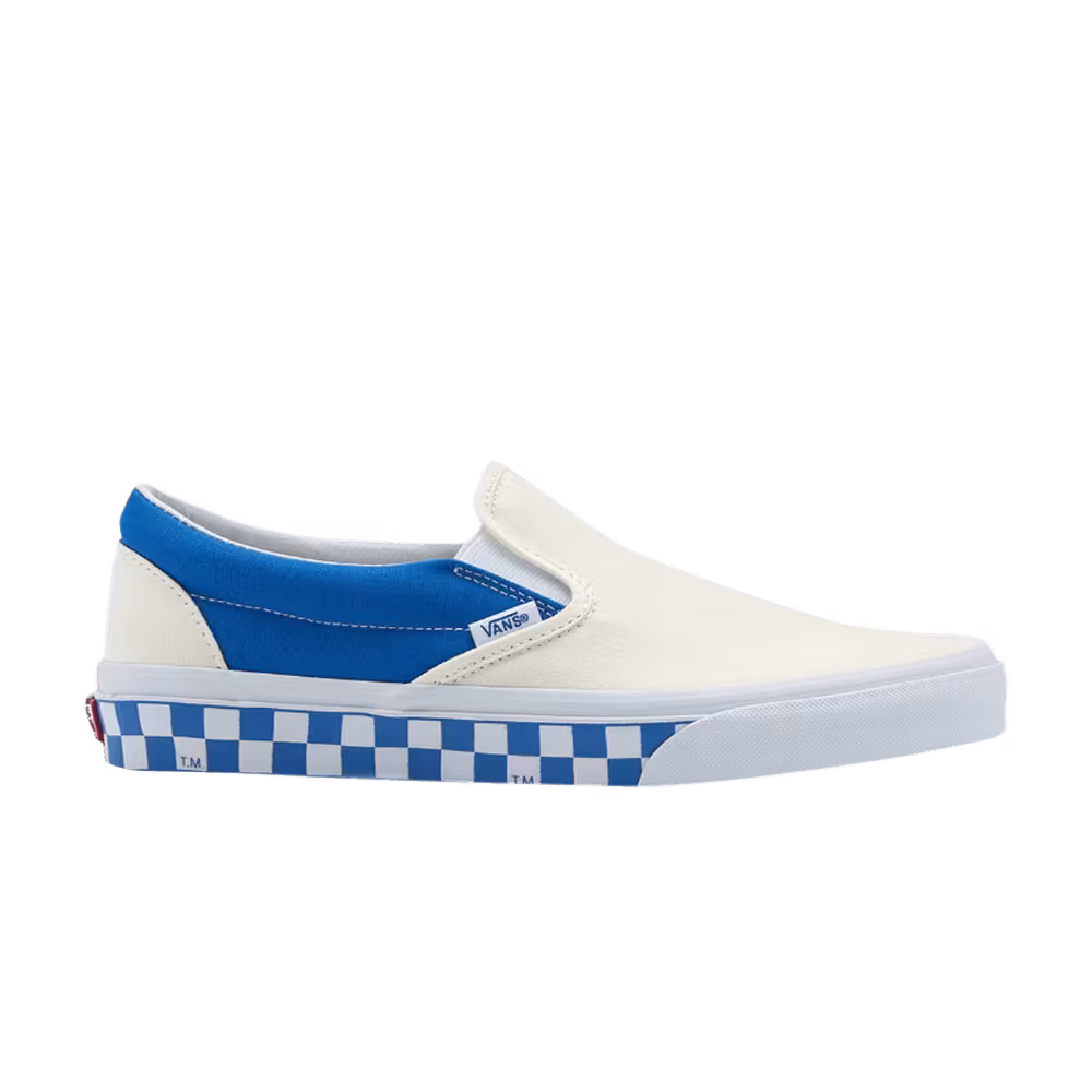 Vans Classic Slip-On Sidewall Check - Imperial Blue