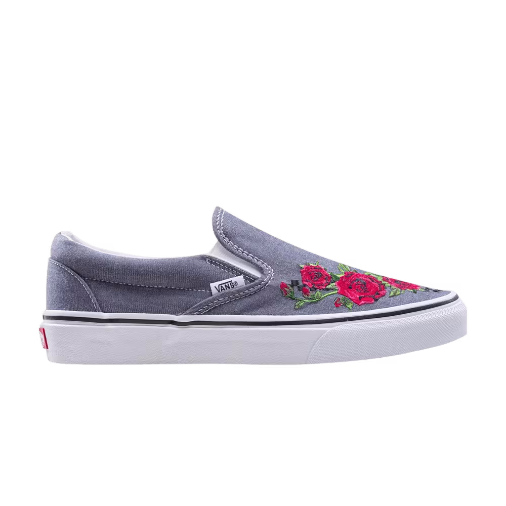 Vans Classic Slip-On Chambray Rose