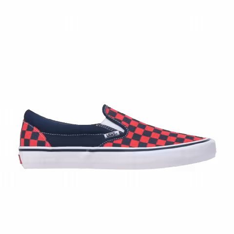 Vans Slip-On Pro 'Checkerboard - Navy Orange'
