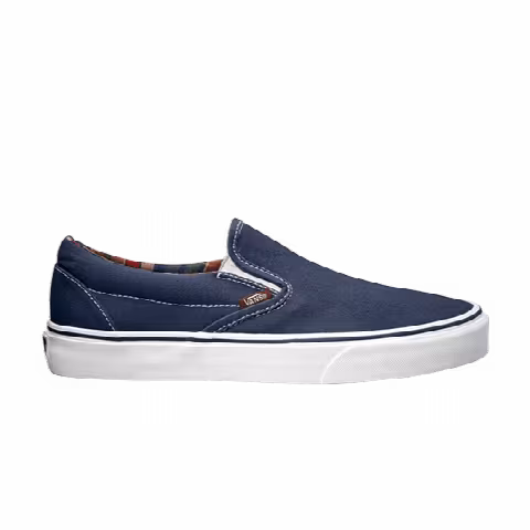 Vans Classic Slip-on (C&L) Dress Blue/ Potting Soil