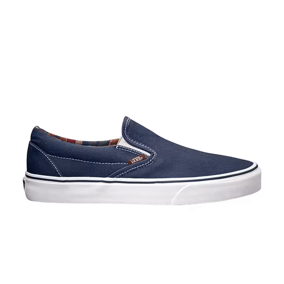 Vans Classic Slip-on (C&L) Dress Blue/ Potting Soil