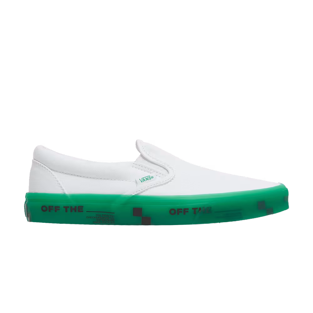 Vans Classic Slip-On OTW Foxing - Translucent Green