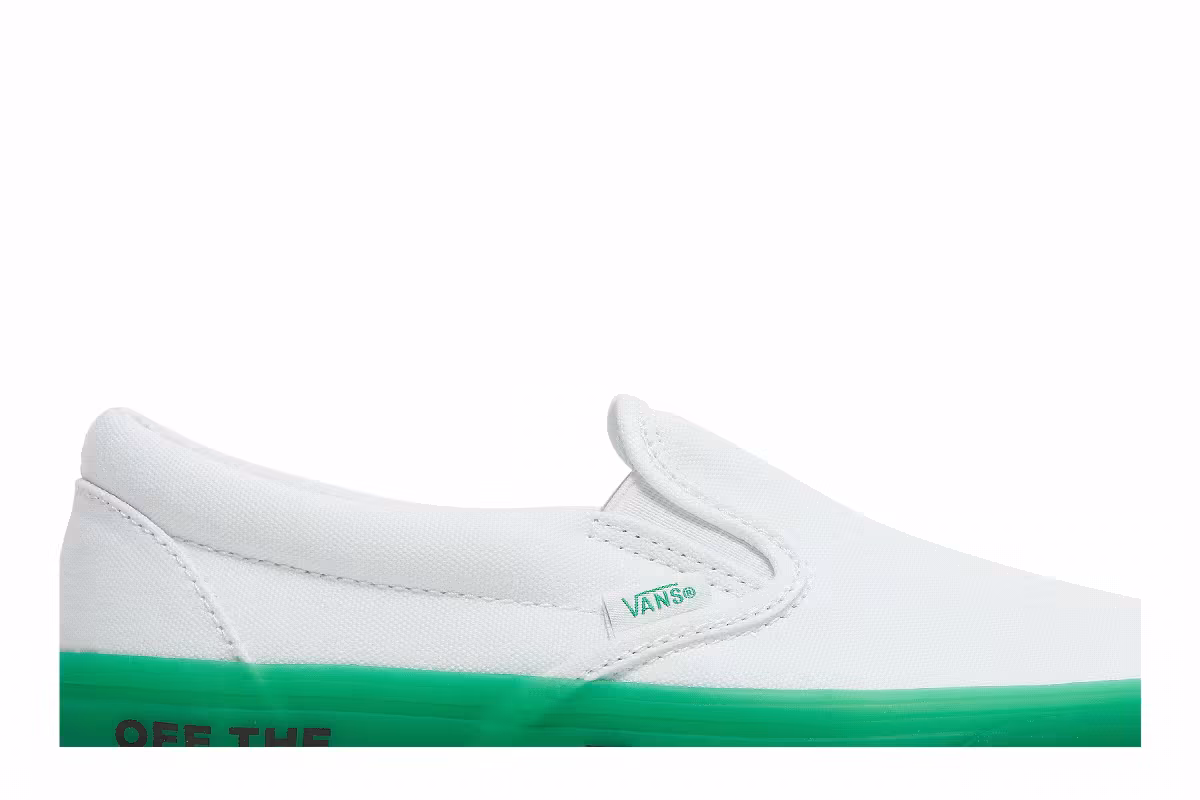 Vans Classic Slip-On OTW Foxing - Translucent Green, view 3