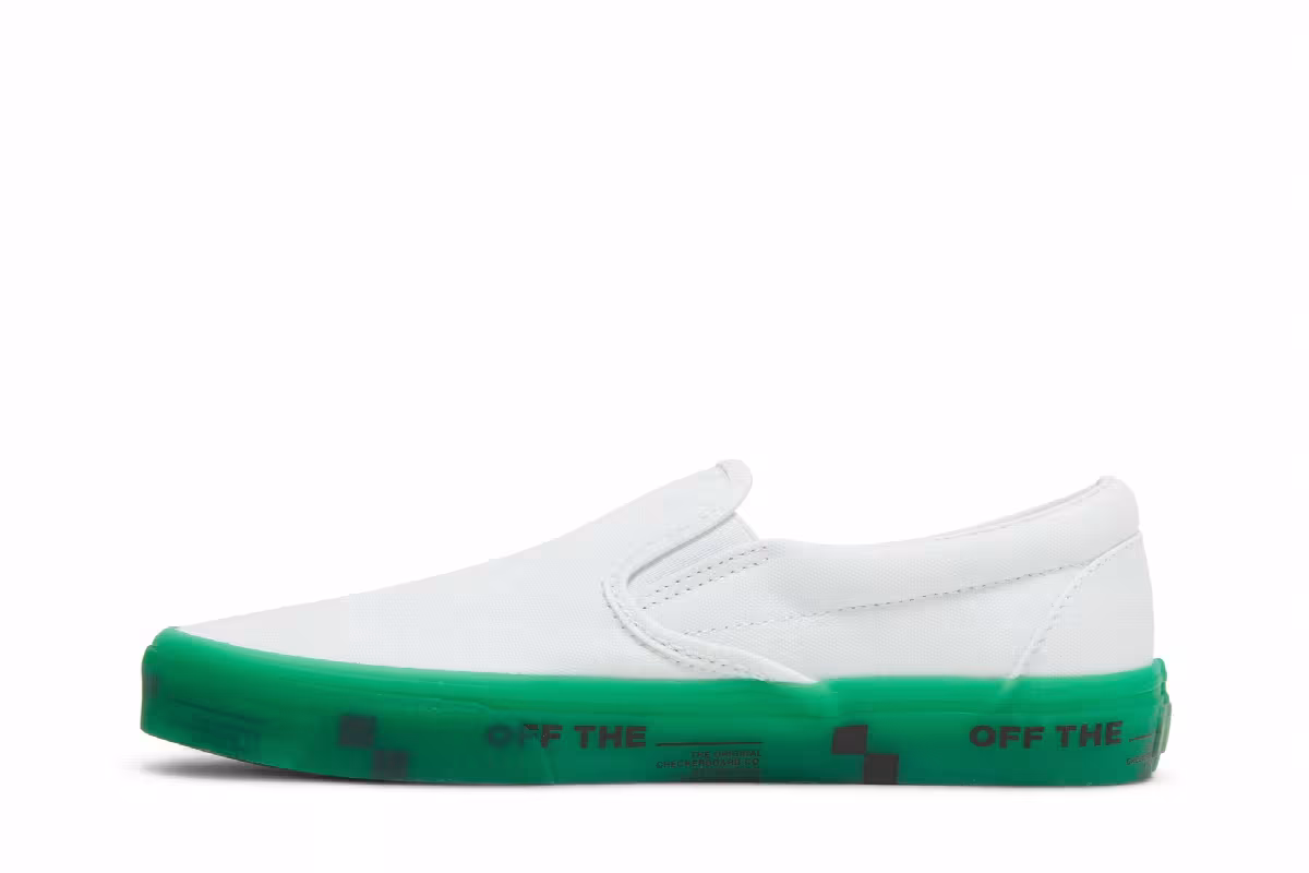 Vans Classic Slip-On OTW Foxing - Translucent Green, view 4