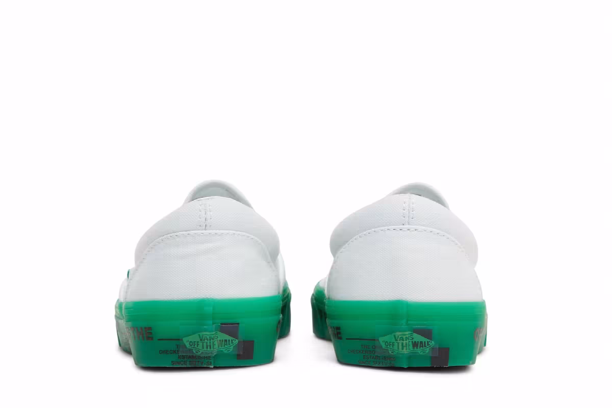 Vans Classic Slip-On OTW Foxing - Translucent Green, view 7