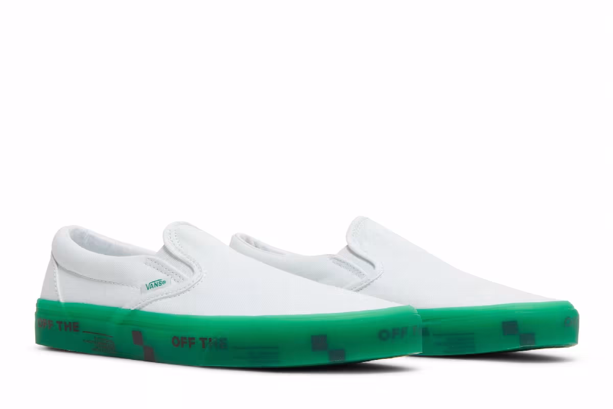 Vans Classic Slip-On OTW Foxing - Translucent Green, view 9