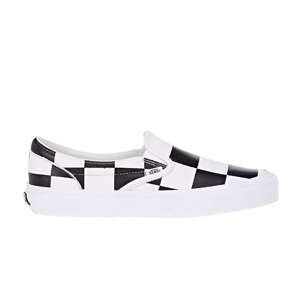 Barneys New York x Vans OG Classic Slip-On LX Checker - White Black