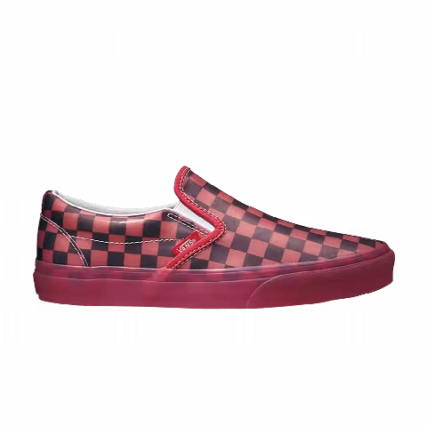 Vans Classic Slip-On 'Translucent Rubber - Hibiscus Checkerboard'