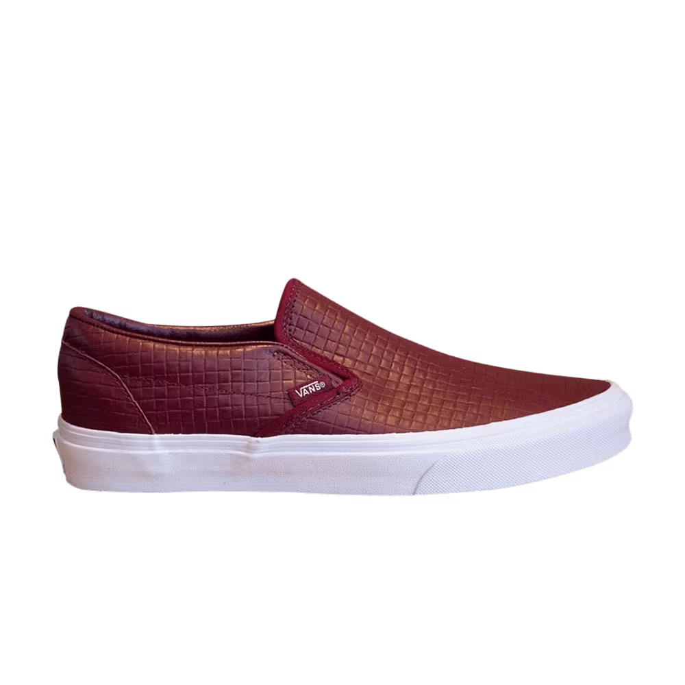 Vans Classic Slip-On Emboss Burgundy