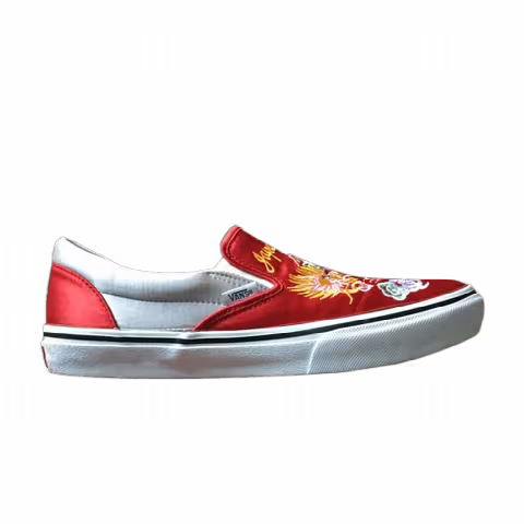 Vans ROLLICKING x Slip-On 'Red Satin'