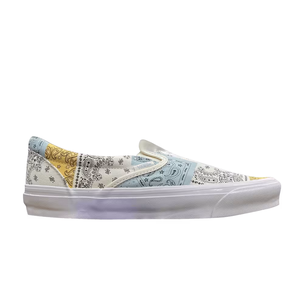 Kith x Vans Vault OG Classic Slip-On LX Bandana - White