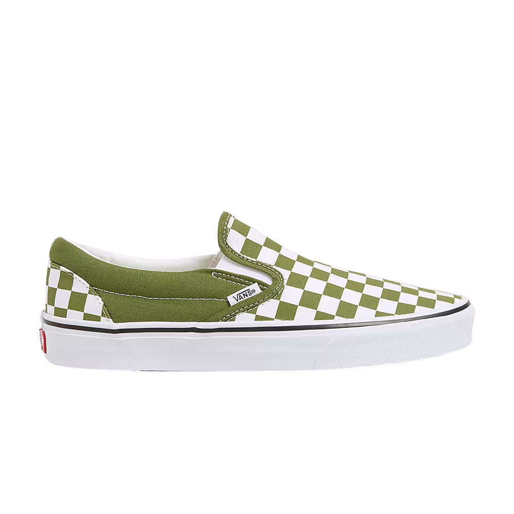 Vans Classic Slip-On Color Theory Checkerboard - Pesto