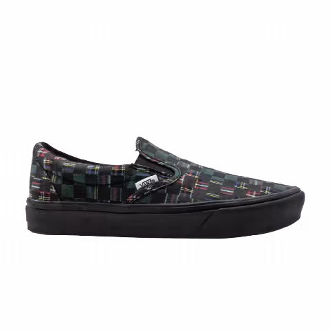 Vans Comfycush Slip-On 'Plaid Checkerboard - Green'