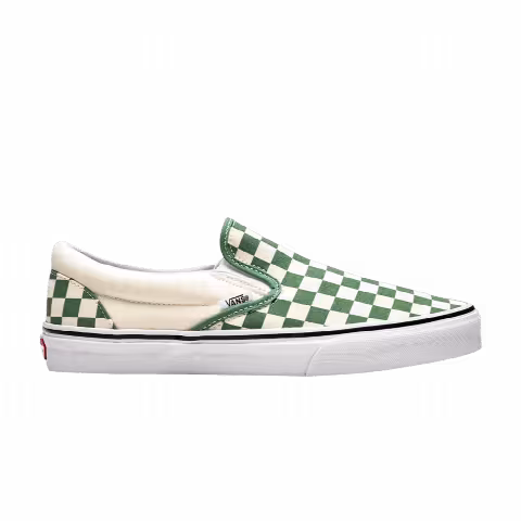 Vans Classic Slip-On 'Checkerboard Green'