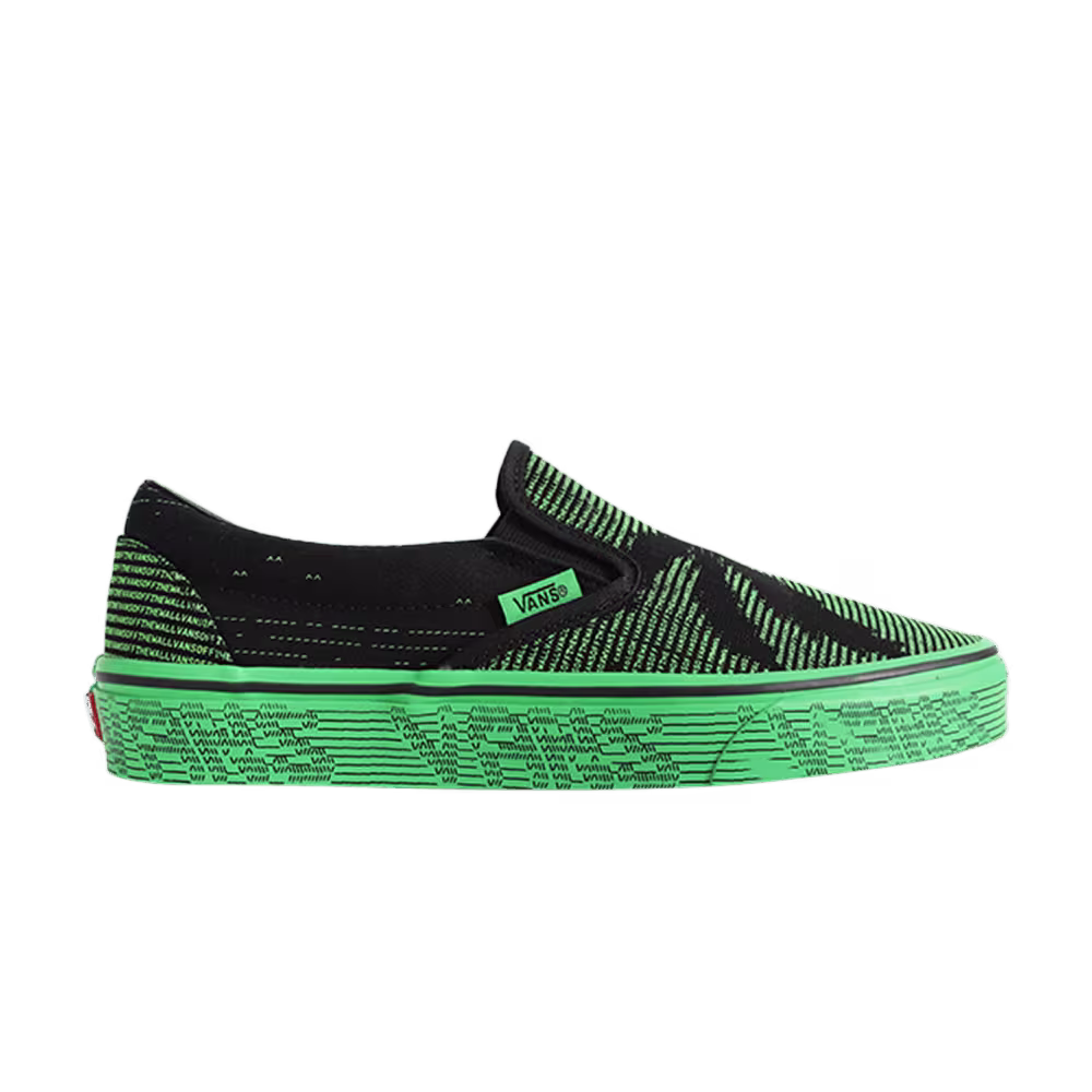 Slip-On Vanscii - Green Black