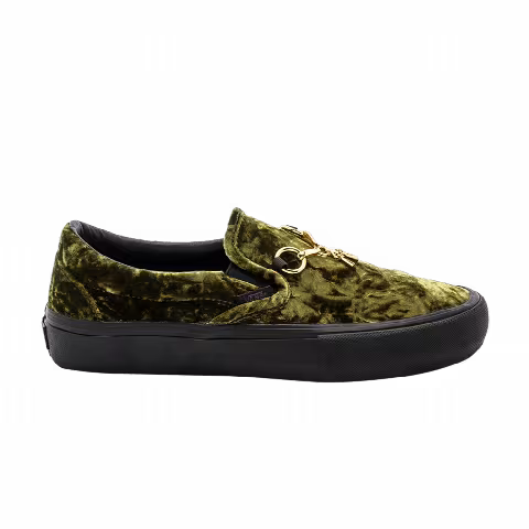 Vans Needles x Classic Slip-On VLT LX 'Green Velvet'