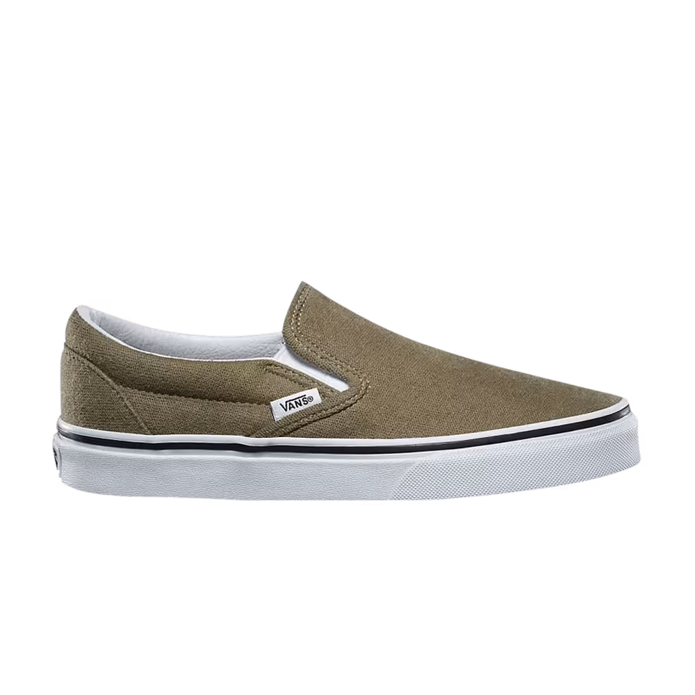 Vans Classic Slip-On Cotton Hemp - Dusky Green