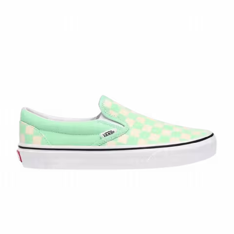 Vans Classic Slip-On 'Checkerboard - Green Ash'