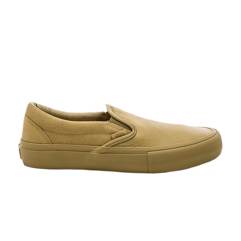 Engineered Garments x Vans Classic Slip-On Leather Khaki