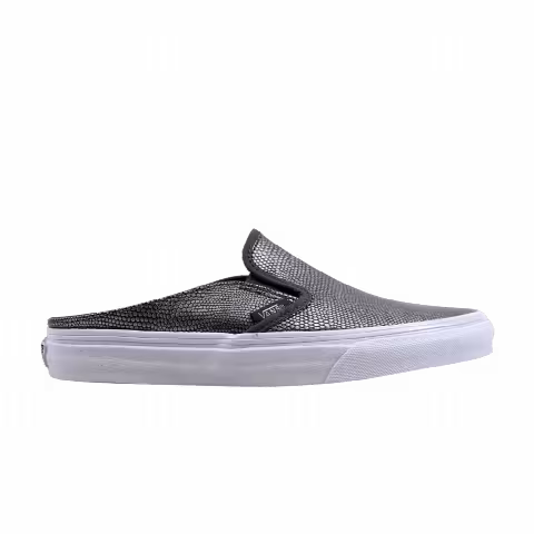 Vans Slip-On Mule Embossed Leather 'Grey'