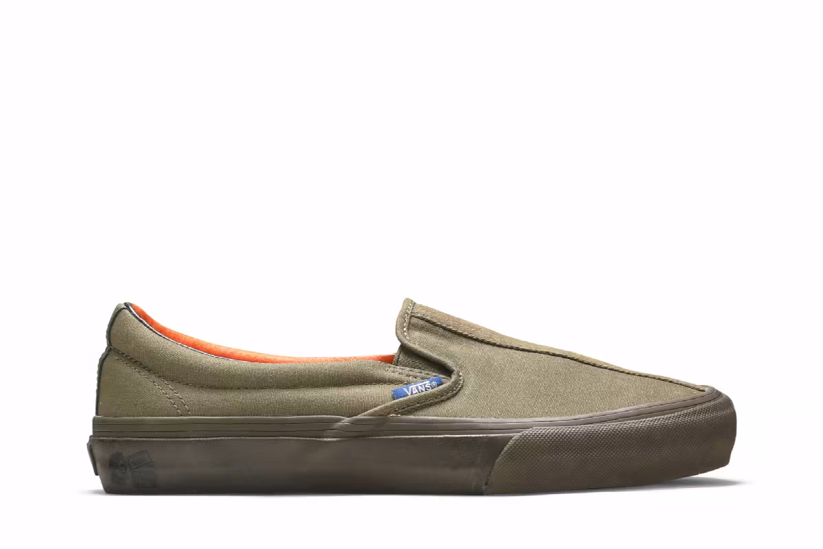 Taka Hayashi x Vans Slip-On 66 LX Stone Grey, view 2