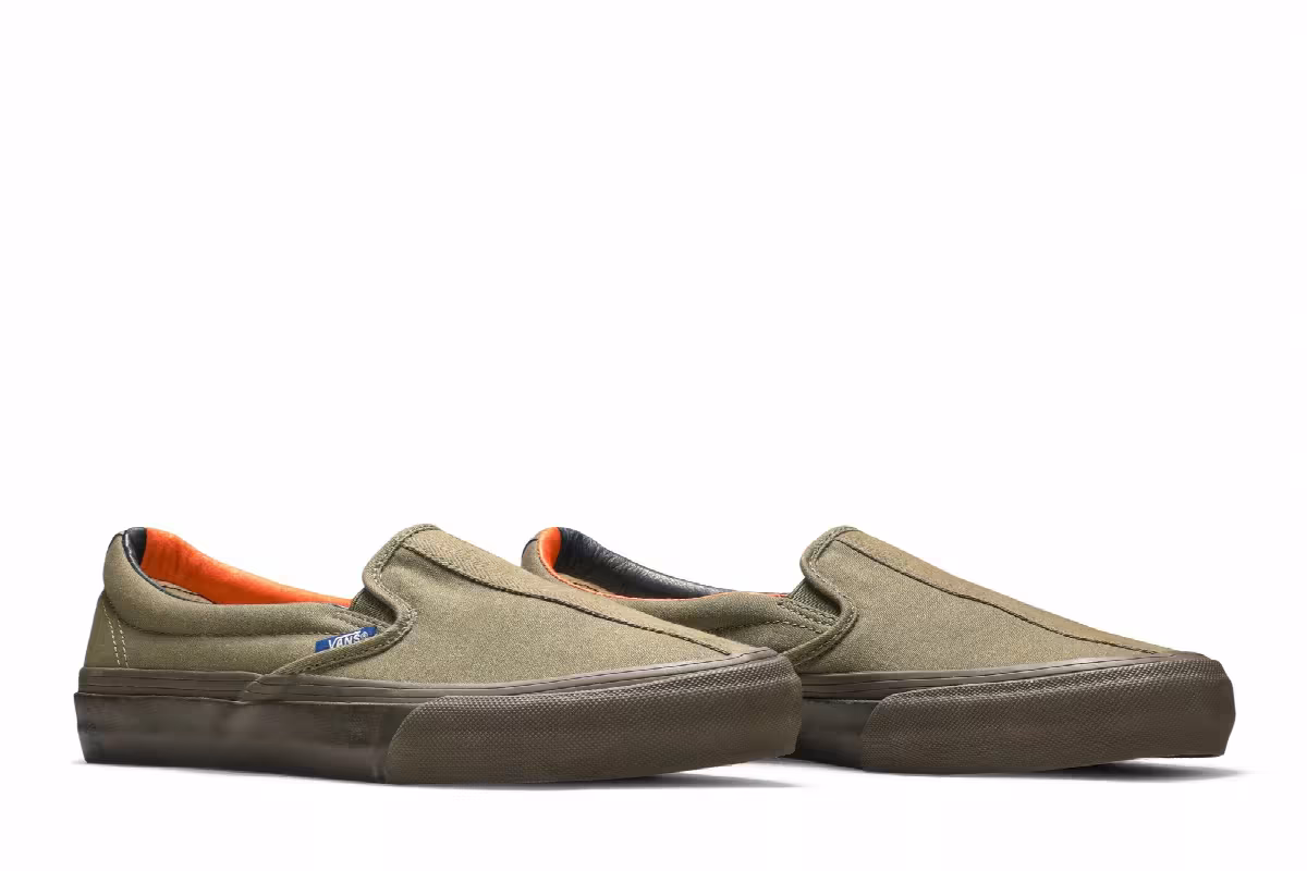 Taka Hayashi x Vans Slip-On 66 LX Stone Grey, view 9