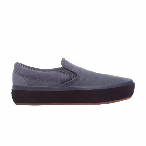 Vans Classic Slip-On Platform 'Suede Outsole - Asphalt'