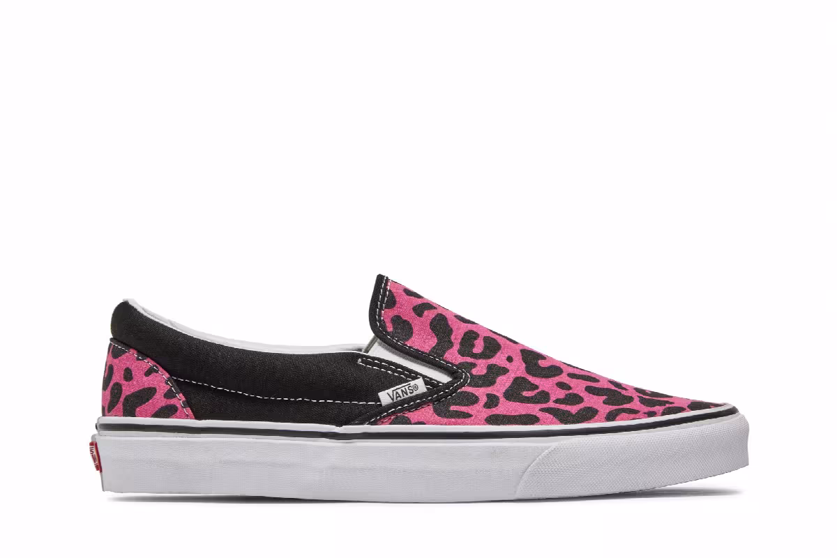 Vans Classic Slip-On Pink Leopard, view 2