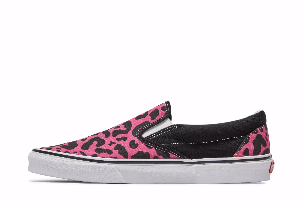 Vans Classic Slip-On Pink Leopard, view 4