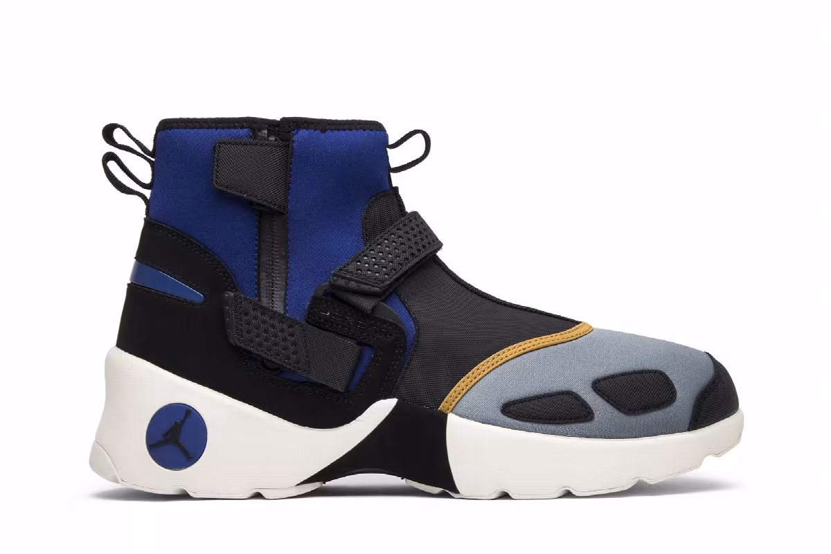 Air Jordan Trunner LX High NRG Black Grey Blue, view 2