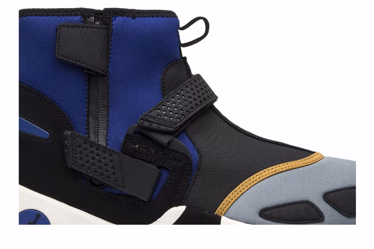 Air Jordan Trunner LX High NRG Black Grey Blue, view 3