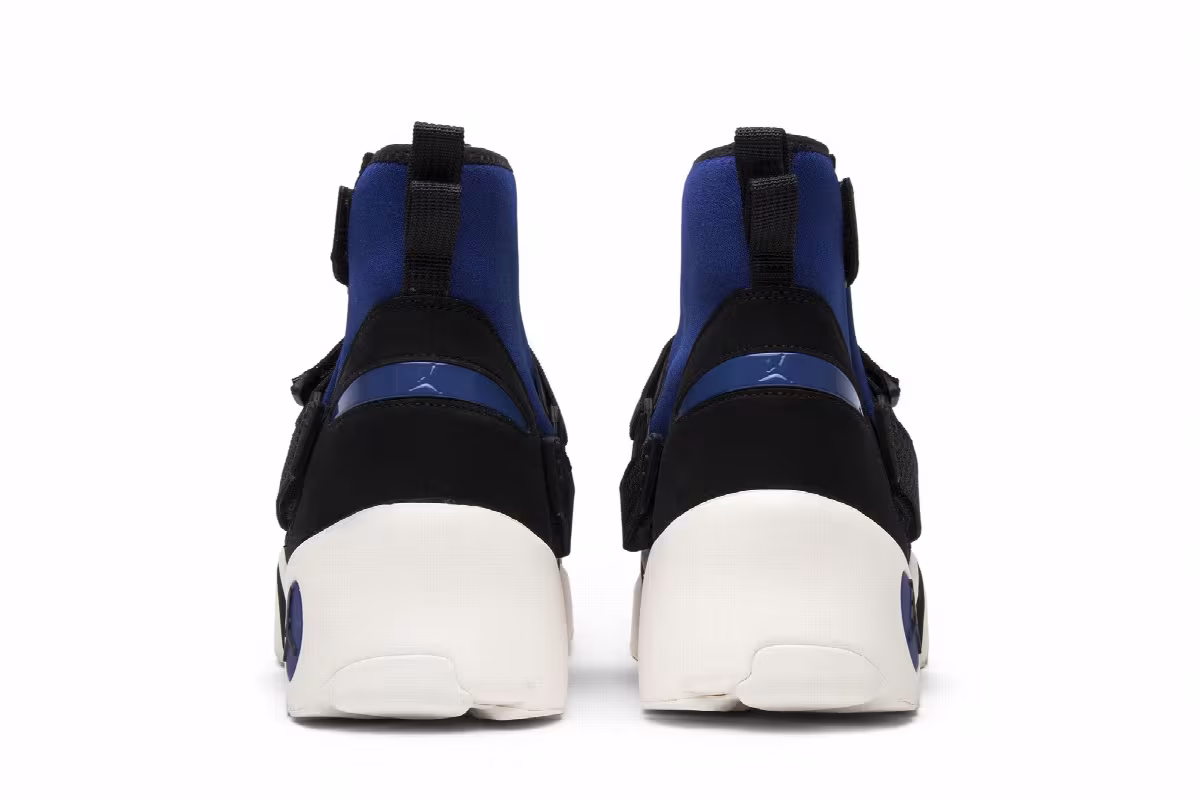Air Jordan Trunner LX High NRG Black Grey Blue, view 7