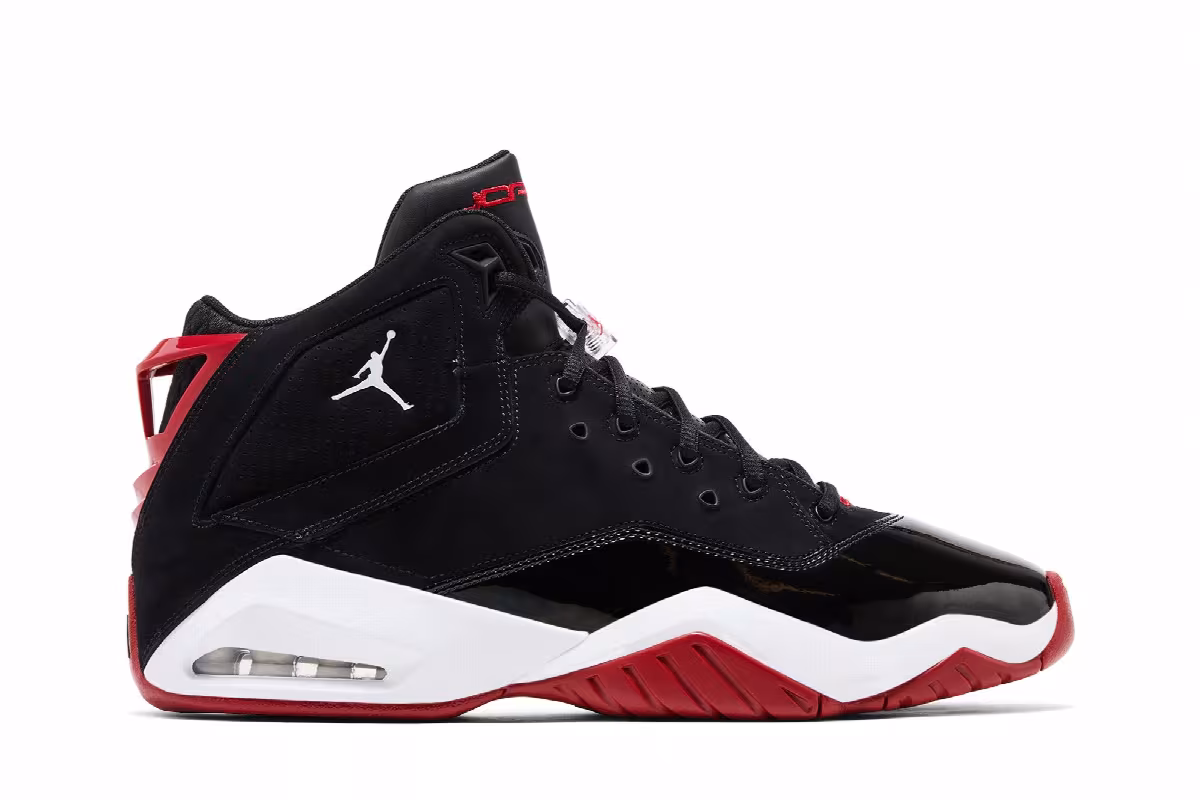 Air Jordan B'Loyal Black Gym Red, view 2