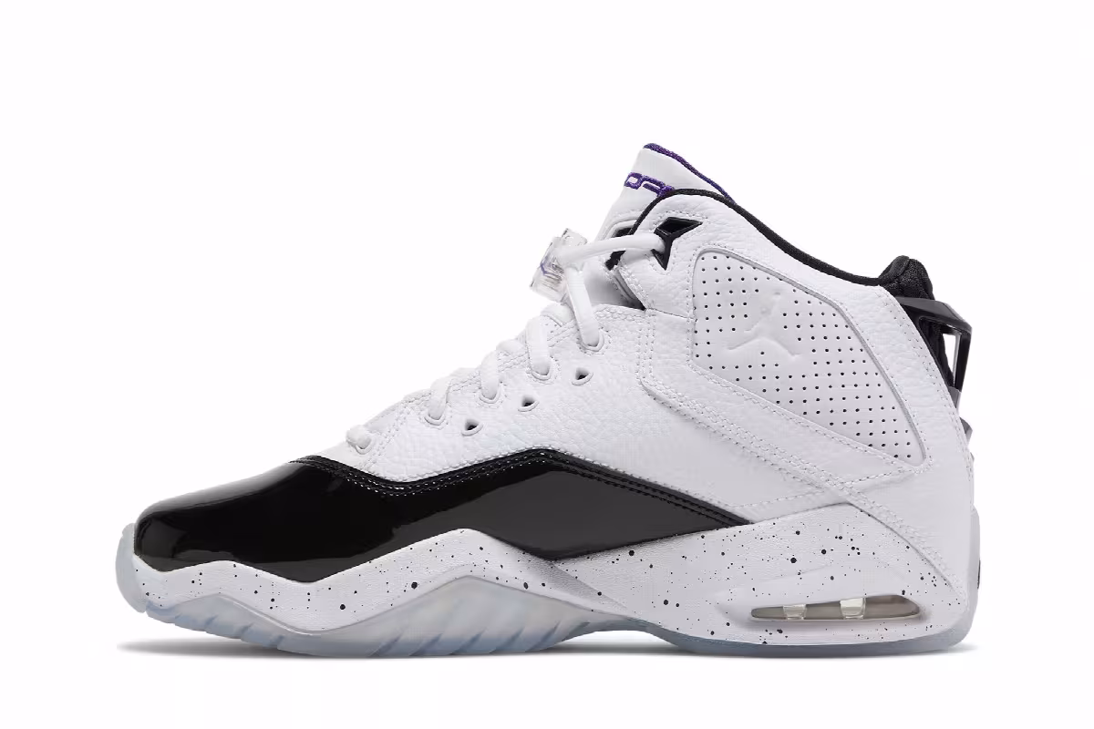 Air Jordan B'Loyal GS White Court Purple, view 4