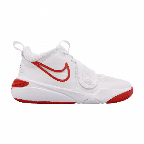 Nike Team Hustle D11 GS 'Summit White Track Red'