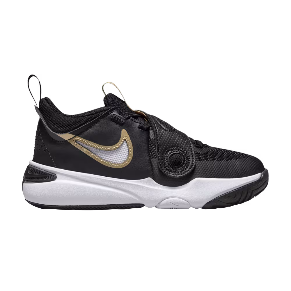 Nike Team Hustle D11 PS Black Metallic Gold