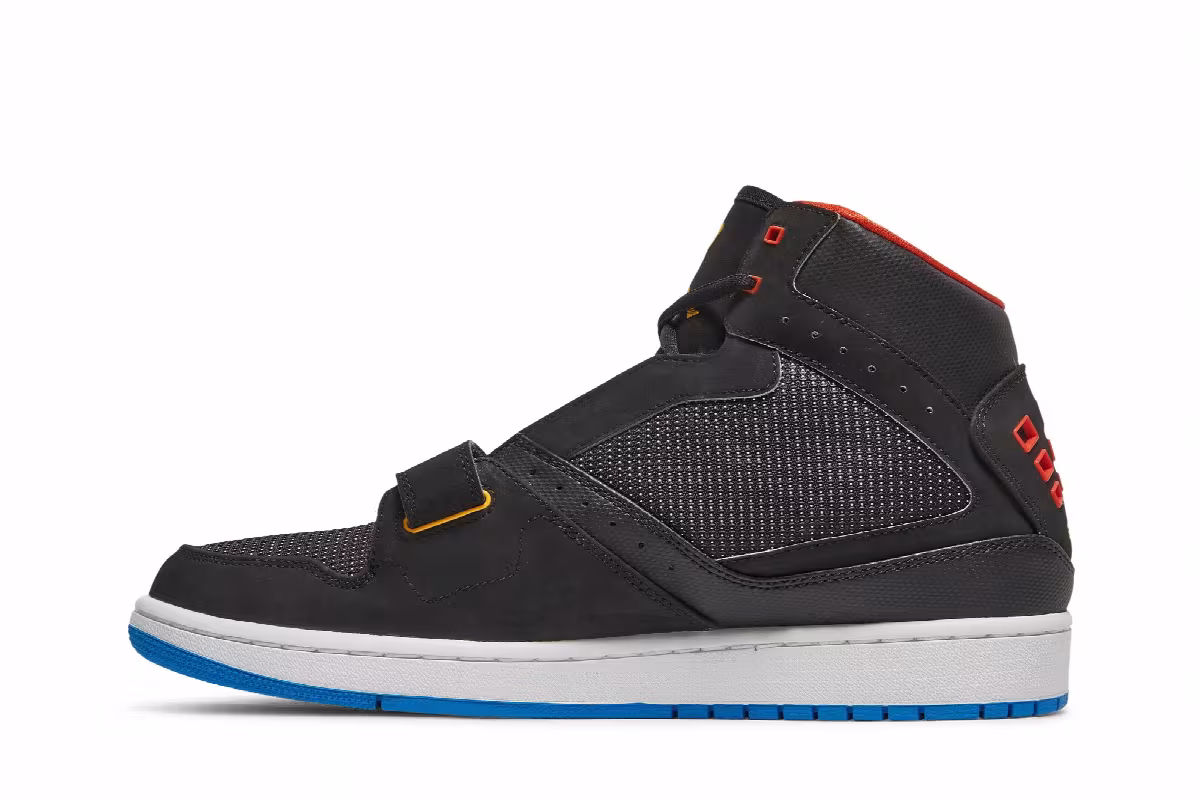 Air Jordan 1 Flight Strap Black Team Orange, view 4