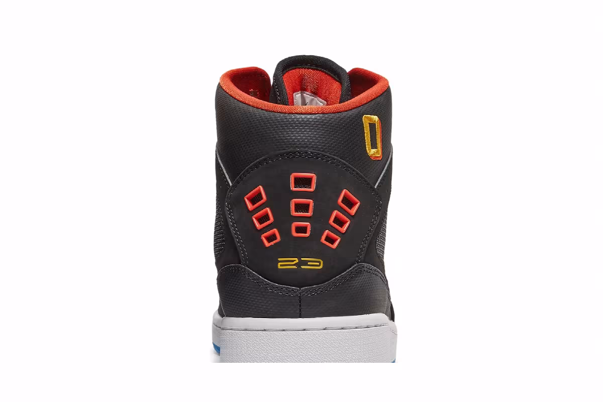 Air Jordan 1 Flight Strap Black Team Orange, view 8