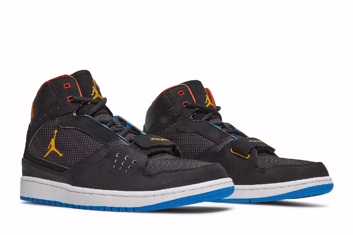 Air Jordan 1 Flight Strap Black Team Orange, view 9