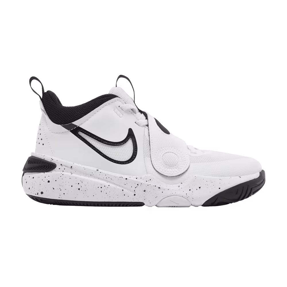 Nike Team Hustle D11 GS White Black