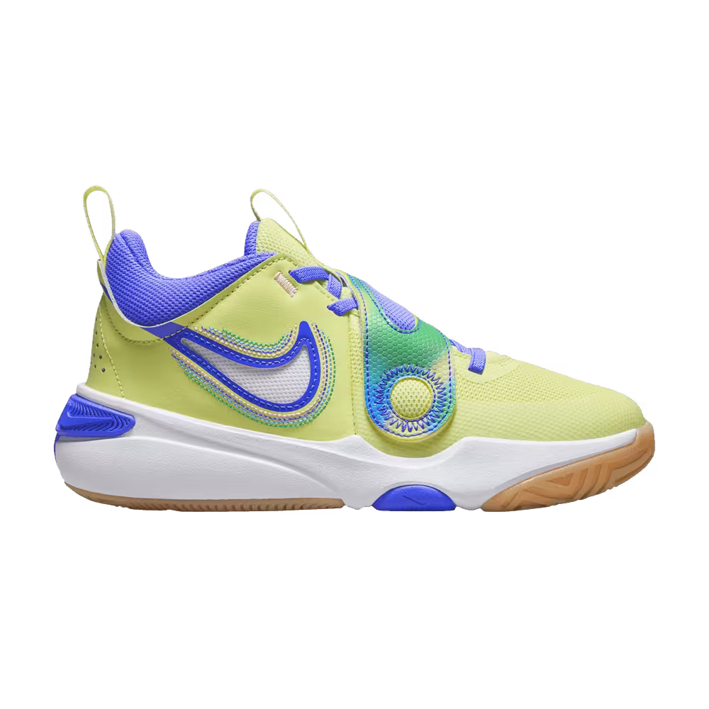 Nike Team Hustle D11 SE PS Luminous Green Ultramarine