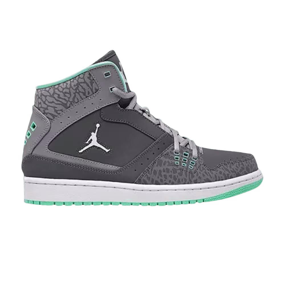 Air Jordan 1 Flight GS Grey Green Glow