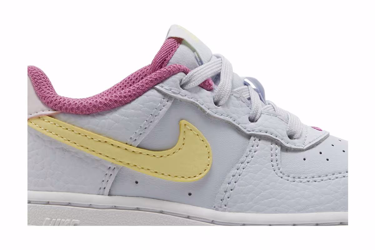 Nike Force 1 TD Grey Citron Fuchsia, view 3