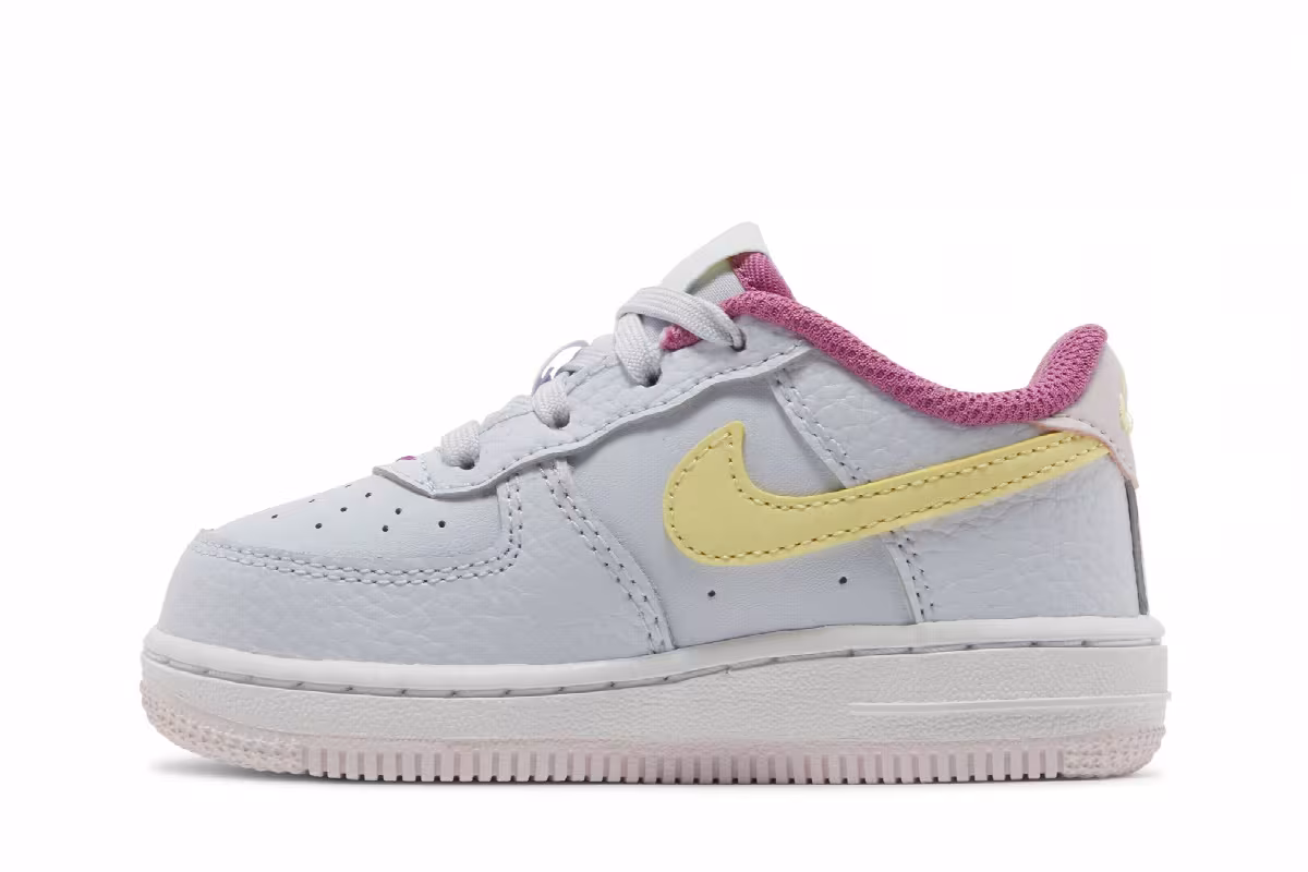 Nike Force 1 TD Grey Citron Fuchsia, view 4