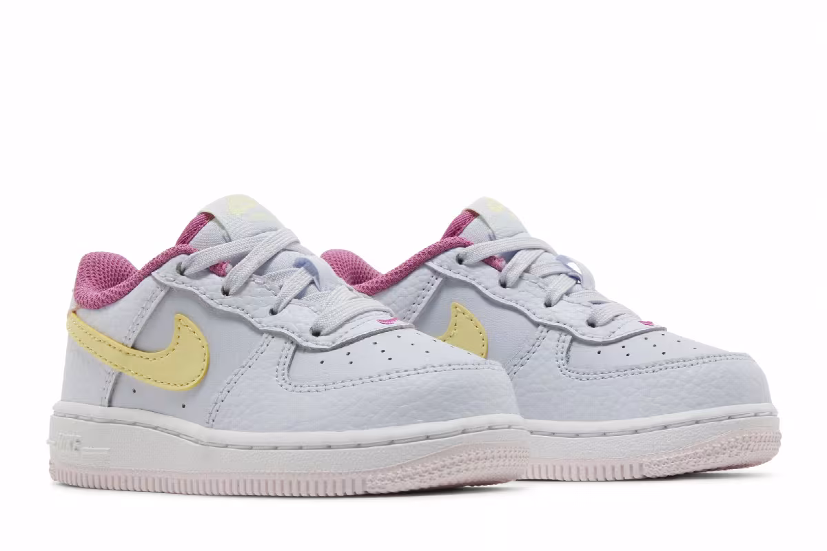 Nike Force 1 TD Grey Citron Fuchsia, view 9
