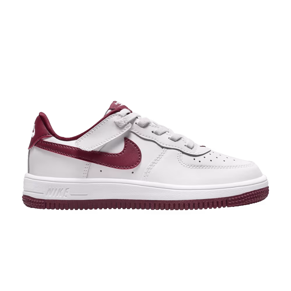 Nike Force 1 Low EasyOn PS White Team Red