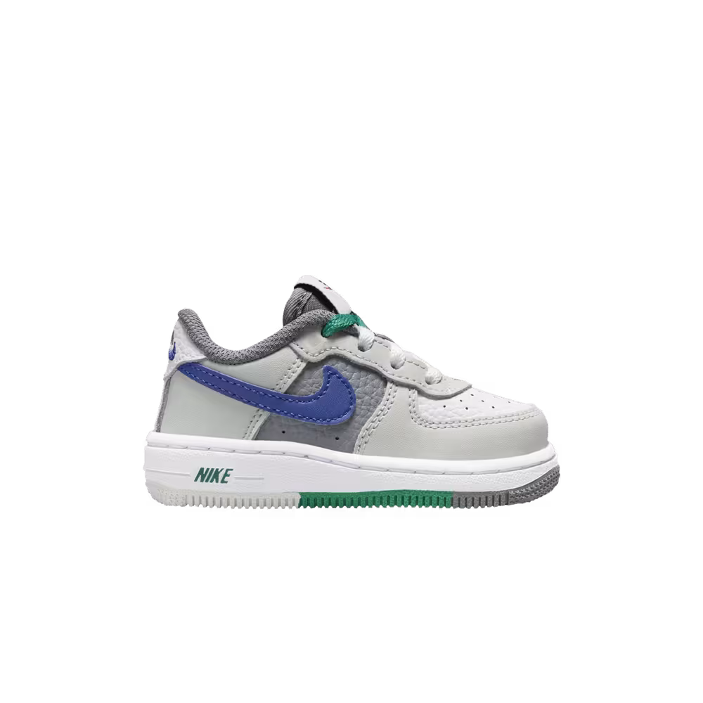 Nike Force 1 LV8 TD Split - Light Silver Deep Royal