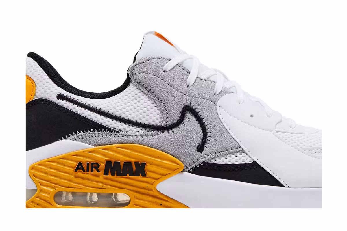 Nike Air Max Excee White University Gold, view 3