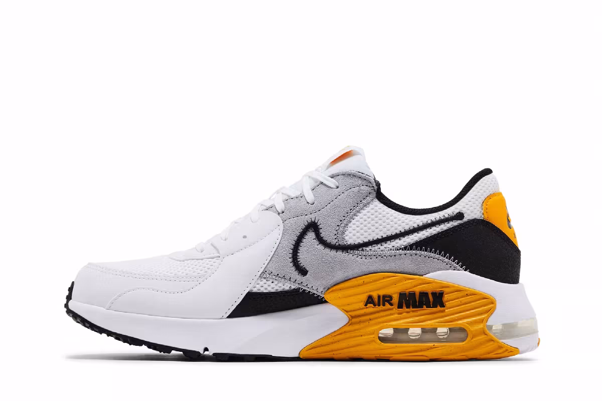 Nike Air Max Excee White University Gold, view 4